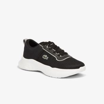 Lacoste Court-Drive Textile Air Mesh Sneakers Dětské - Tenisky Černé | CZ-hKvC1K